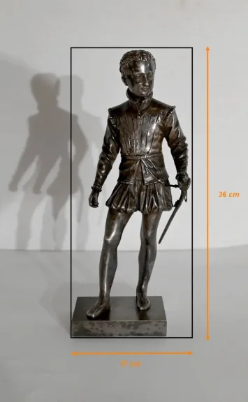 BRONZE VON HENRI IV. nach BOSIO