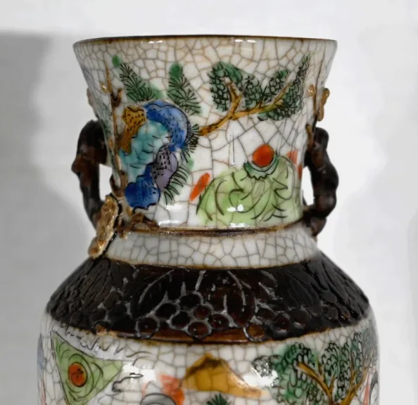 CHINESISCHE CRACKLEWARE-VASE
