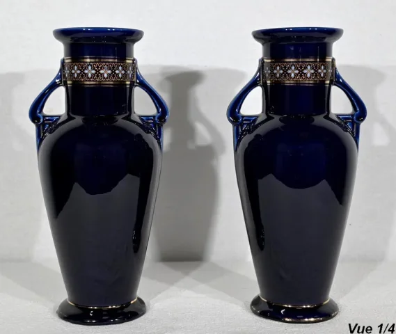PAAR FAIENCE VAZEN