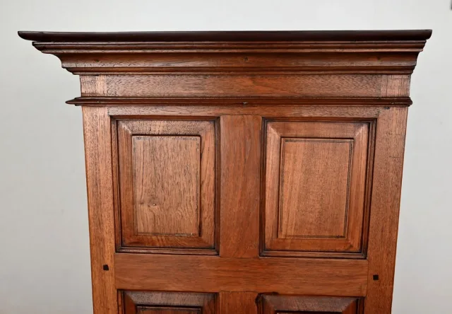 Petite Armoire à Épices en Teck de Pondichéry – Fin XIXe