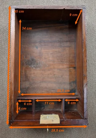 Petite Armoire à Épices en Teck de Pondichéry – Fin XIXe