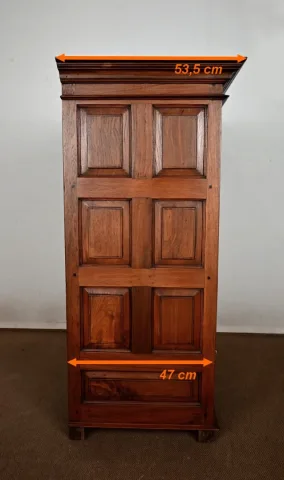 Petite Armoire à Épices en Teck de Pondichéry – Fin XIXe