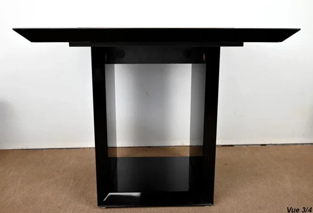 Ensemble Table de Jeux, Échiquier et Paire de Chaises Paul Michel - 1970