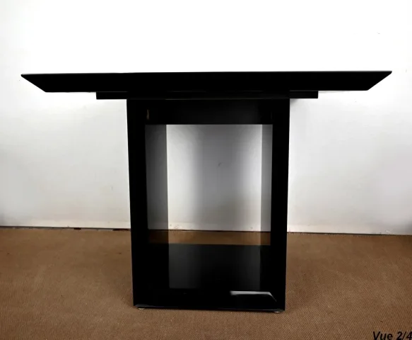 Ensemble Table de Jeux, Échiquier et Paire de Chaises Paul Michel - 1970