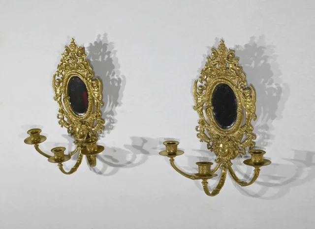 PAAR NAPOLEON III PERIODE WANDLAMPEN