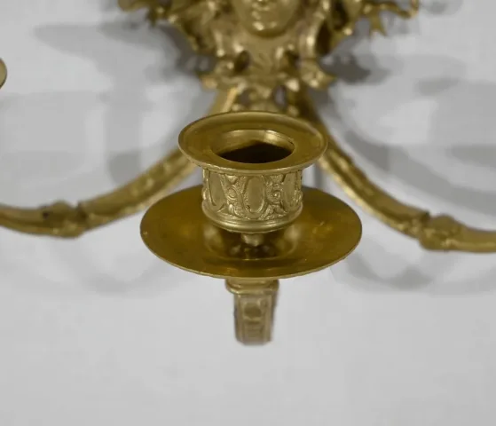PAAR NAPOLEON III PERIODE WANDLAMPEN