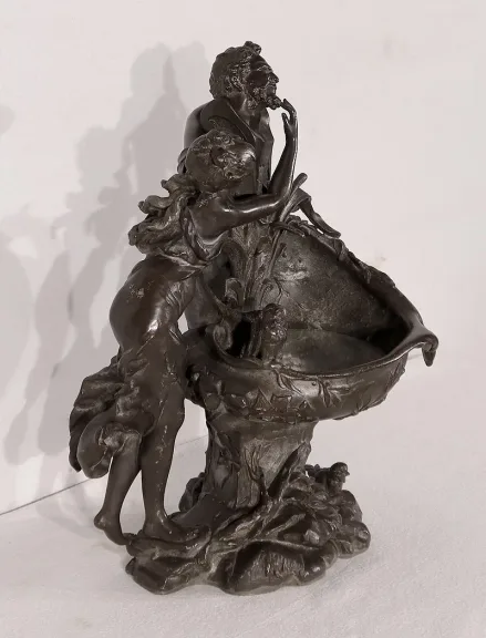 ZINNSKULPTUR von G. VAN DE VOORDE