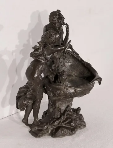 PEWTER SCULPTURE by G. VAN DE VOORDE
