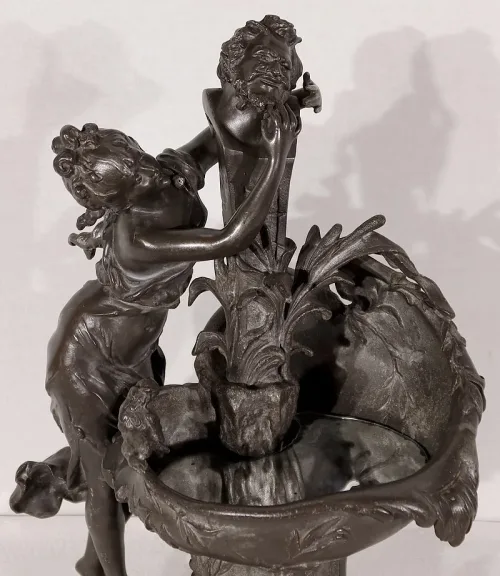 ZINNSKULPTUR von G. VAN DE VOORDE