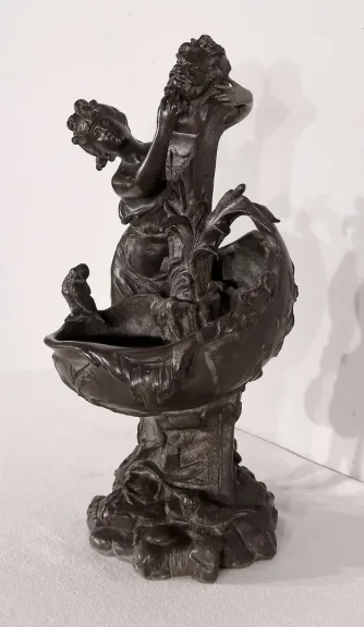 ZINNSKULPTUR von G. VAN DE VOORDE