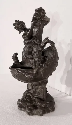 PEWTER SCULPTURE by G. VAN DE VOORDE