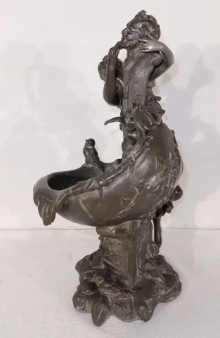 PEWTER SCULPTURE by G. VAN DE VOORDE
