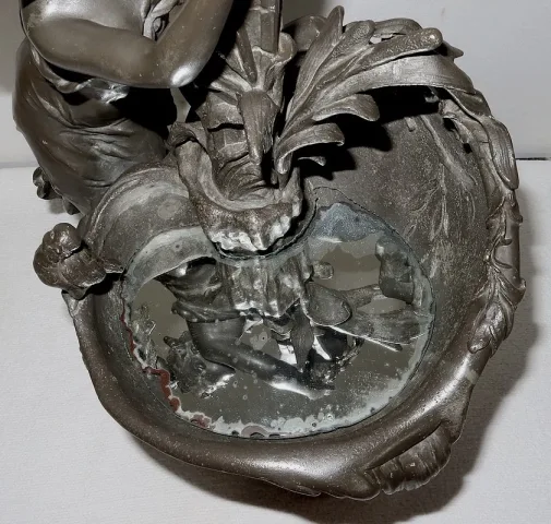 PEWTER SCULPTURE by G. VAN DE VOORDE