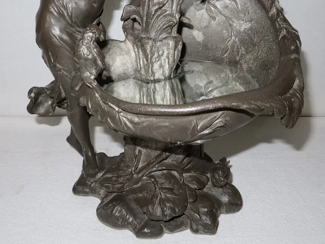 PEWTER SCULPTURE by G. VAN DE VOORDE