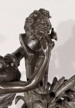 ZINNSKULPTUR von G. VAN DE VOORDE
