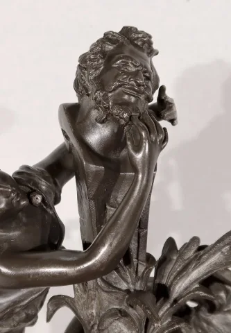 PEWTER SCULPTURE by G. VAN DE VOORDE