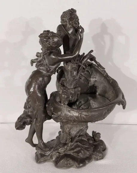 ZINNSKULPTUR von G. VAN DE VOORDE
