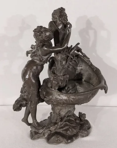 PEWTER SCULPTURE by G. VAN DE VOORDE