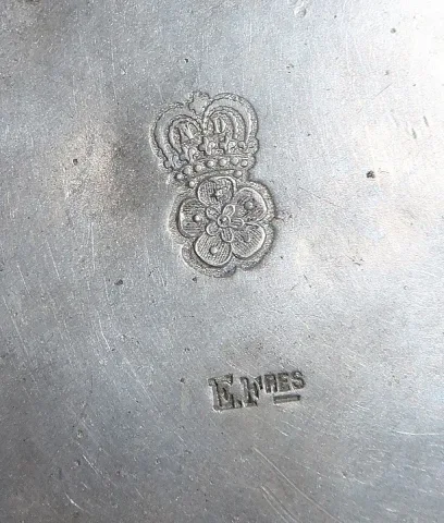 PEWTER SCULPTURE by G. VAN DE VOORDE