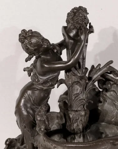 PEWTER SCULPTURE by G. VAN DE VOORDE