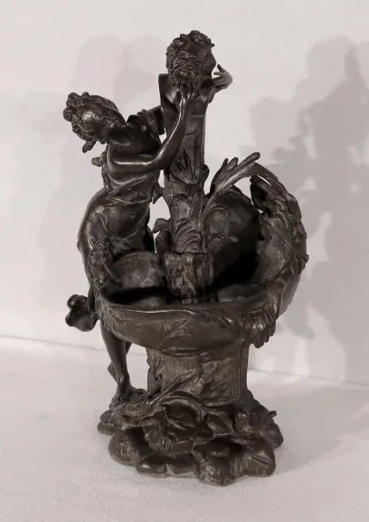 ZINNSKULPTUR von G. VAN DE VOORDE