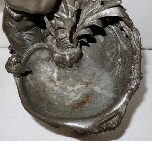 PEWTER SCULPTURE by G. VAN DE VOORDE