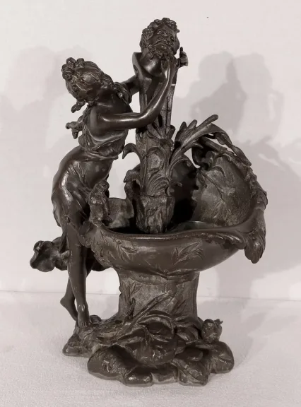 ZINNSKULPTUR von G. VAN DE VOORDE