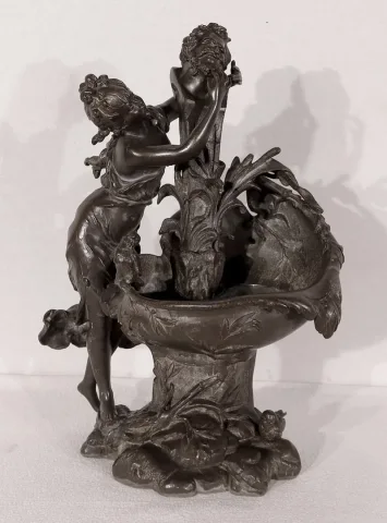 PEWTER SCULPTURE by G. VAN DE VOORDE