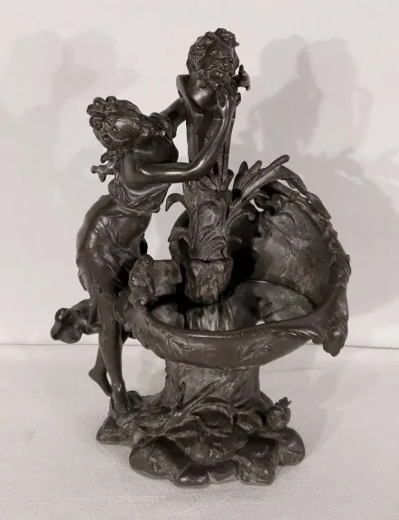 ZINNSKULPTUR von G. VAN DE VOORDE