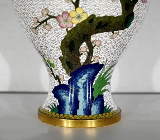 CLOISONNE ENAMEL VASE