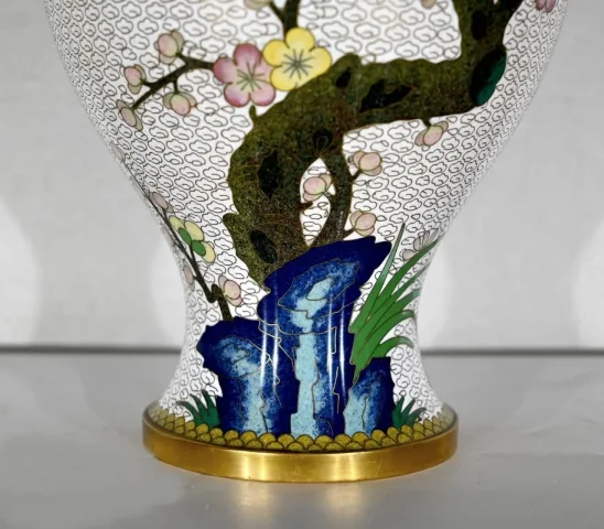 Vase en Émail Cloisonné – XXe