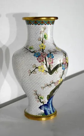 CLOISONNE ENAMEL VASE