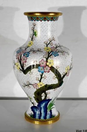 CLOISONNE ENAMEL VASE