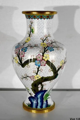 Vase en Émail Cloisonné – XXe