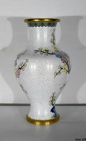 CLOISONNE ENAMEL VASE