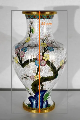 Vase en Émail Cloisonné – XXe