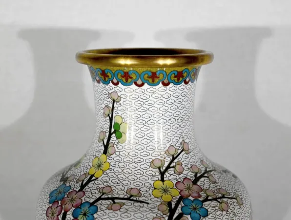 CLOISONNE ENAMEL VASE