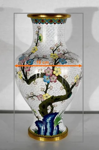 Vase en Émail Cloisonné – XXe