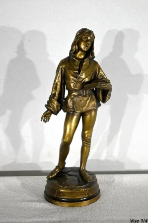 BRONZESTATUETTE von FRIEDRICH BEER