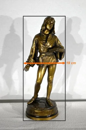 BRONZESTATUETTE von FRIEDRICH BEER