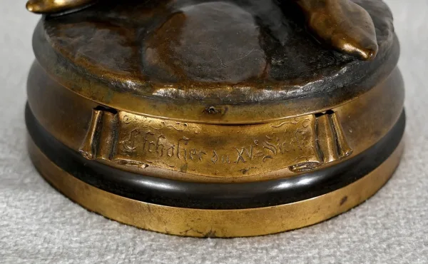 BRONZESTATUETTE von FRIEDRICH BEER