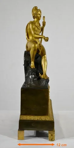 Horloge en Bronze Doré, époque Charles X – Début XIXe