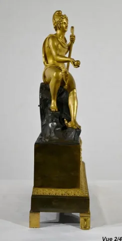 Horloge en Bronze Doré, époque Charles X – Début XIXe