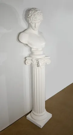 BUST ON COLUMN