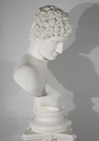BUST ON COLUMN