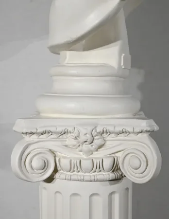 BUST ON COLUMN