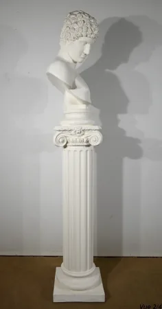 BUST ON COLUMN