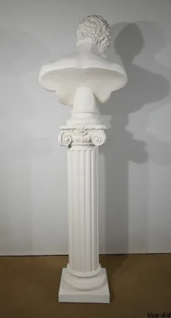 BUST ON COLUMN