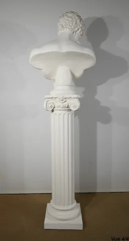 Ensemble Buste de Antinoüs  sur Colonne – Fin XIXe