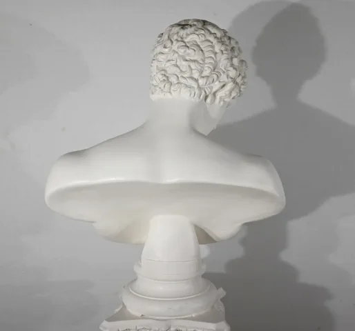Ensemble Buste de Antinoüs  sur Colonne – Fin XIXe